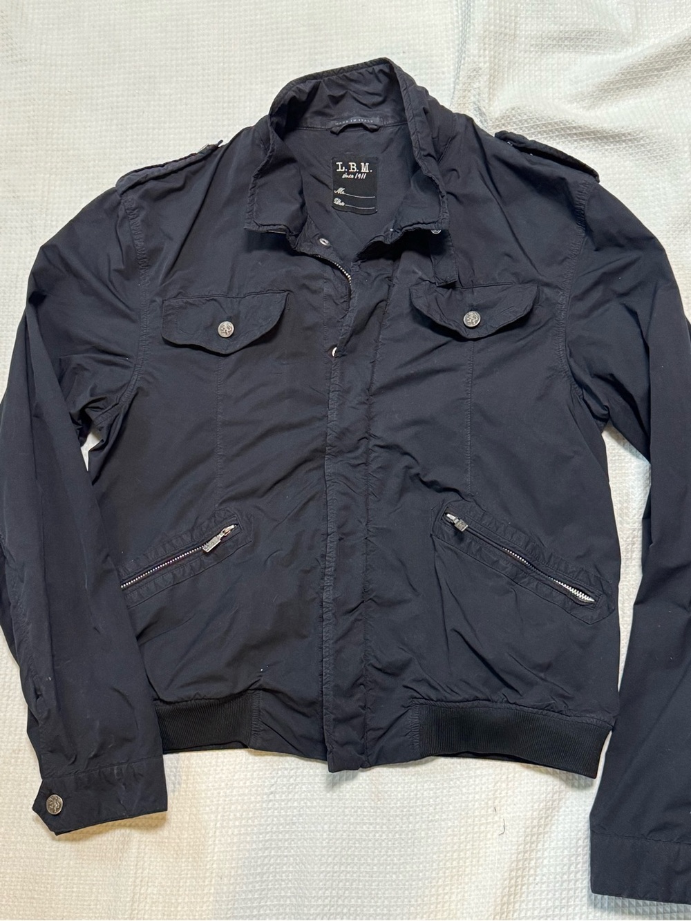 LBM made in Italy Black bomber